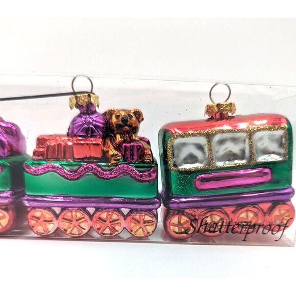 Train Set Christmas‎ Ornament Shatterproof - Picture 4 of 10